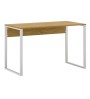 Γραφείο εργασίας χρώμα sapphire oak - λευκό 100x60x75εκ.