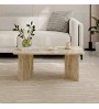 Τραπεζάκι σαλονιού χρώμα travertine 100x60x41,8εκ.