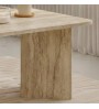 Τραπεζάκι σαλονιού χρώμα travertine 100x60x41,8εκ.