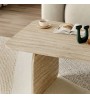 Τραπεζάκι σαλονιού χρώμα travertine 100x60x41,8εκ.