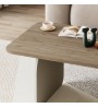 Τραπεζάκι σαλονιού χρώμα sepet oak - sandstone 100x60x41,8εκ.