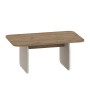 Τραπεζάκι σαλονιού χρώμα sepet oak - sandstone 100x60x41,8εκ.