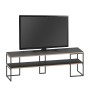 Έπιπλο τηλεόρασης χρώμα black wood 140x37x45εκ.