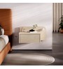 Κομοδίνο επιτοίχιο με LED χρώμα light oak 52x33,6x28εκ.