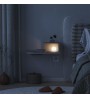 Κομοδίνο επιτοίχιο με LED χρώμα sandstone 40x30x16,2εκ.