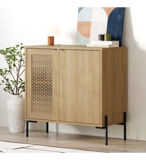 Μπουφές χρώμα sapphire oak 80x40x80εκ.