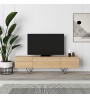 Έπιπλο τηλεόρασης χρώμα Sapphire Oak 160x35x43εκ.