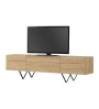 Έπιπλο τηλεόρασης χρώμα Sapphire Oak 160x35x43εκ.
