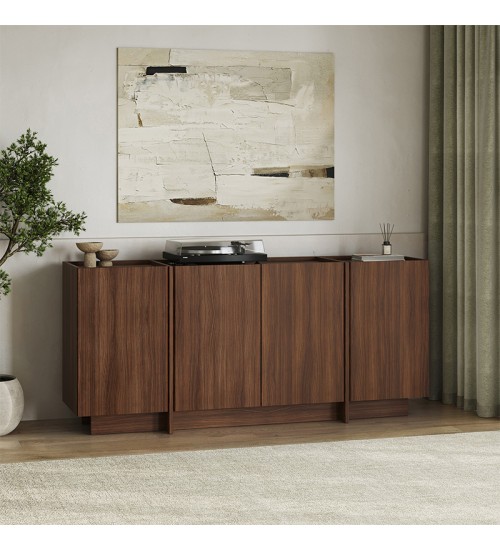 Μπουφές χρώμα καρυδί milano 180x45x80,2εκ.