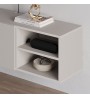 Έπιπλο τηλεόρασης επιτοίχιο χρώμα Sandstone 140x35x38εκ.