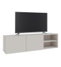 Έπιπλο τηλεόρασης επιτοίχιο χρώμα Sandstone 140x35x38εκ.