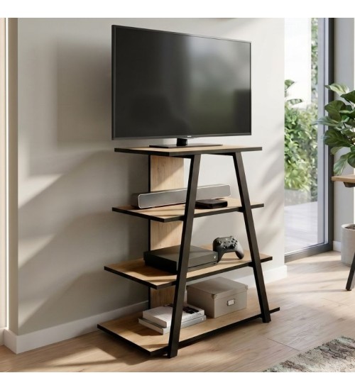Έπιπλο τηλεόρασης χρώμα sapphire oak 70,4x54x80εκ.