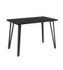 Τραπέζι χρώμα black wood 120x70x77,5εκ.