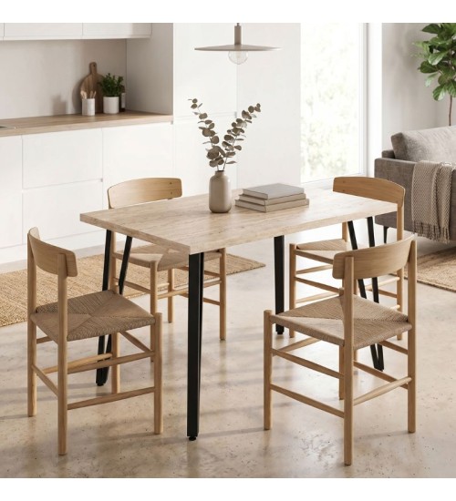 Τραπέζι χρώμα travertine 120x70x77,5εκ.