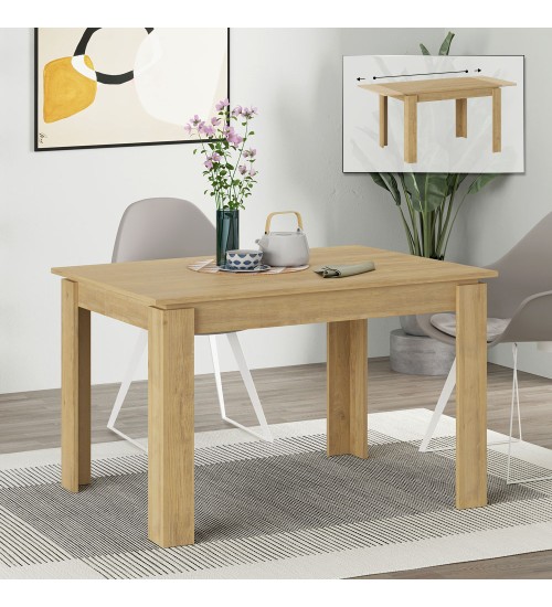 Τραπέζι επεκτεινόμενο χρώμα sapphire oak 120/170x80x75εκ.