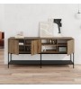 Μπουφές χρώμα καρυδί Ud - black wood 180x40x80εκ.