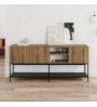 Μπουφές χρώμα καρυδί Ud - black wood 180x40x80εκ.