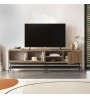 Έπιπλο τηλεόρασης Χρώμα Καρυδί Ud - Black wood 180εκ.