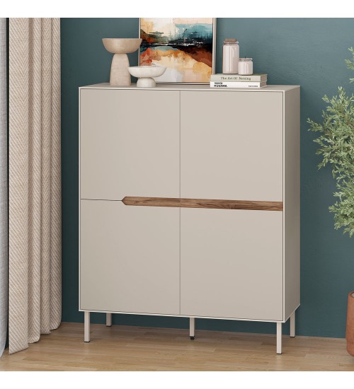 Μπουφές χρώμα sandstone 98x40x120,5εκ.