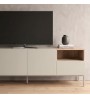 Έπιπλο τηλεόρασης χρώμα sandstone - sepet oak 180x41,8x55εκ.