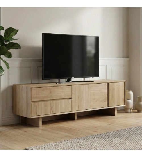 Έπιπλο τηλεόρασης χρώμα sapphire oak 180x45x55εκ.