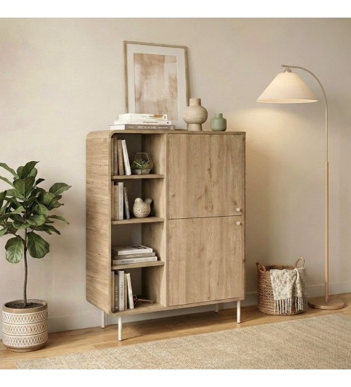 Μπουφές χρώμα sepet oak 85x44x120,4εκ.