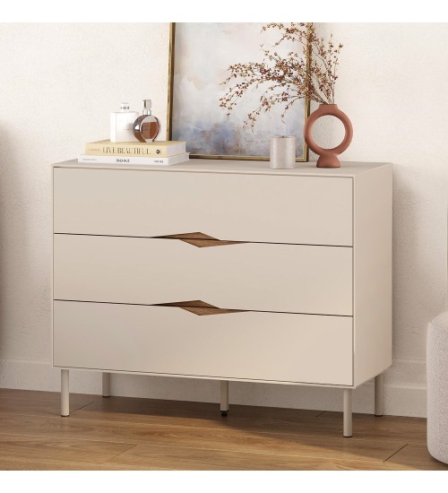 Συρταριέρα χρώμα sandstone 98x40x78,5εκ.