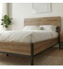 Κρεβάτι χρώμα καρυδί Ud 160x200εκ.