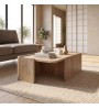 Τραπεζάκι σαλονιού χρώμα sepet oak 82x52x28,5εκ.
