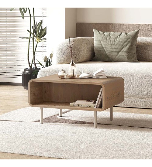 Τραπεζάκι σαλονιού χρώμα sepet oak 70,3x50x38,7εκ.