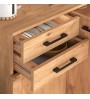 Παπουτσοθήκη - Ντουλάπι χρώμα pine oak 108x35x108εκ.