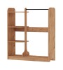Έπιπλο εισόδου χρώμα pine oak 120x40x135εκ.