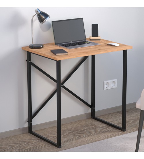 Γραφείο εργασίας χρώμα pine oak 75x52x73,8εκ.