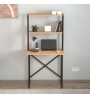 Γραφείο εργασίας χρώμα pine oak 73x52x146εκ.