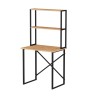Γραφείο εργασίας χρώμα pine oak 73x52x146εκ.