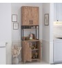 Έπιπλο κουζίνας χρώμα pine oak 61x40x202,1εκ.