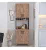 Έπιπλο κουζίνας χρώμα pine oak 61x40x202,1εκ.