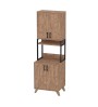 Έπιπλο κουζίνας χρώμα pine oak 61x40x202,1εκ.