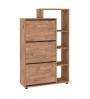 Παπουτσοθήκη χρώμα pine oak 90x32x143εκ.