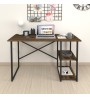 Γραφείο εργασίας χρώμα rustic καπνιστή καρυδιά 120x59,8x73,8εκ.