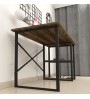 Γραφείο εργασίας χρώμα rustic καπνιστή καρυδιά 120x59,8x73,8εκ.
