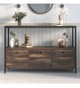 Μπουφές χρώμα rustic καρυδί 122x36x80,1εκ.