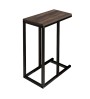 Τραπεζάκι βοηθητικό χρώμα rustic καρυδί 45,7x25,5x62,9εκ.