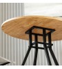 Τραπέζι χρώμα pine oak Ø80x75εκ.