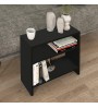 Τραπεζάκι βοηθητικό χρώμα μαύρο 51x17,5x49εκ.