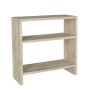 Τραπεζάκι βοηθητικό χρώμα travertine 51x17,5x49εκ.