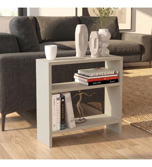 Τραπεζάκι βοηθητικό χρώμα sandstone 51x17,5x49εκ.