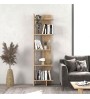 Βιβλιοθήκη χρώμα sepet oak 48x22x170εκ.