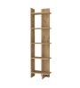 Βιβλιοθήκη χρώμα sepet oak 48x22x170εκ.