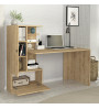 Γραφείο εργασίας χρώμα sapphire oak 149,5x60x120εκ.